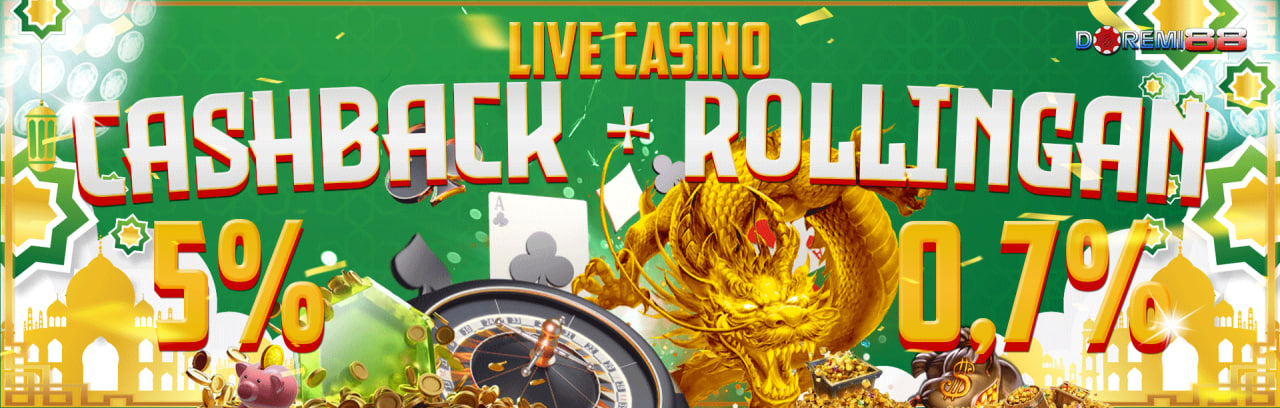 CASHBACK +  ROLLINGAN LIVE CASINO