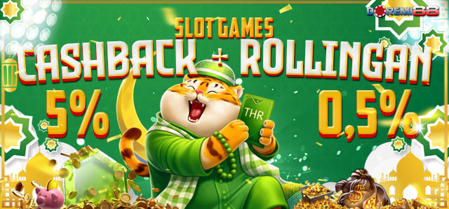 CASHBACK +  ROLLINGAN SLOT GAMES