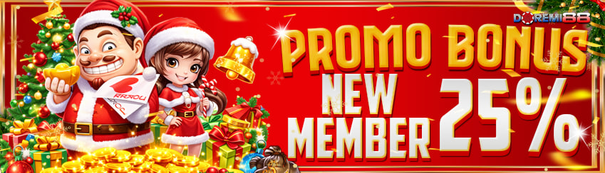 PROMO NEW MEMBER SLOT 25%