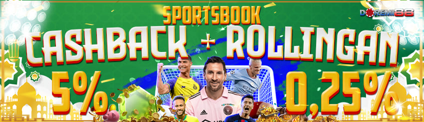 CASHBACK + ROLLINGAN SPORTSBOOK