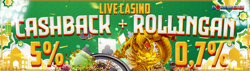 CASHBACK + ROLLINGAN LIVECASINO