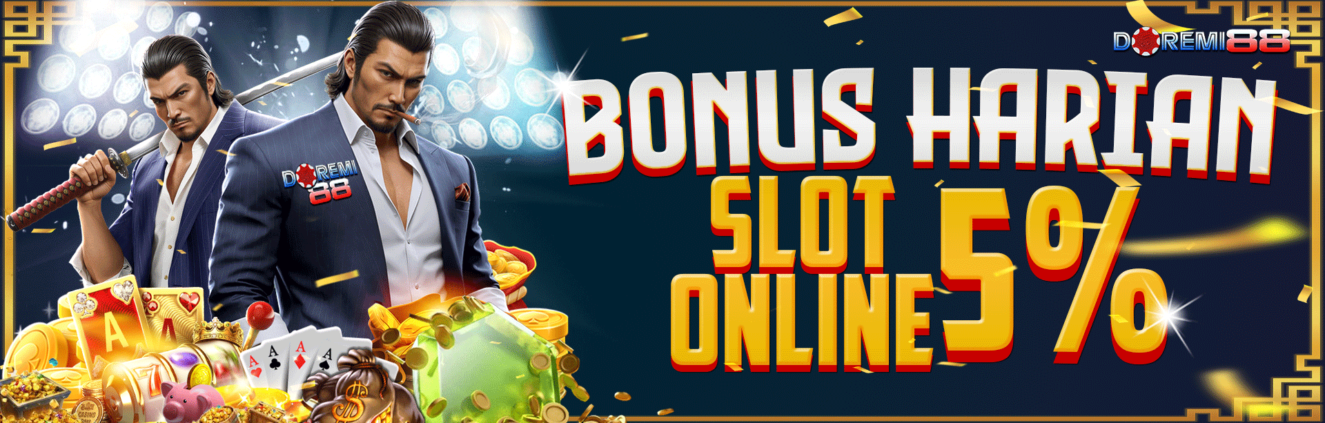 BONUS DEPOSIT SLOT 5% SETIAP HARI