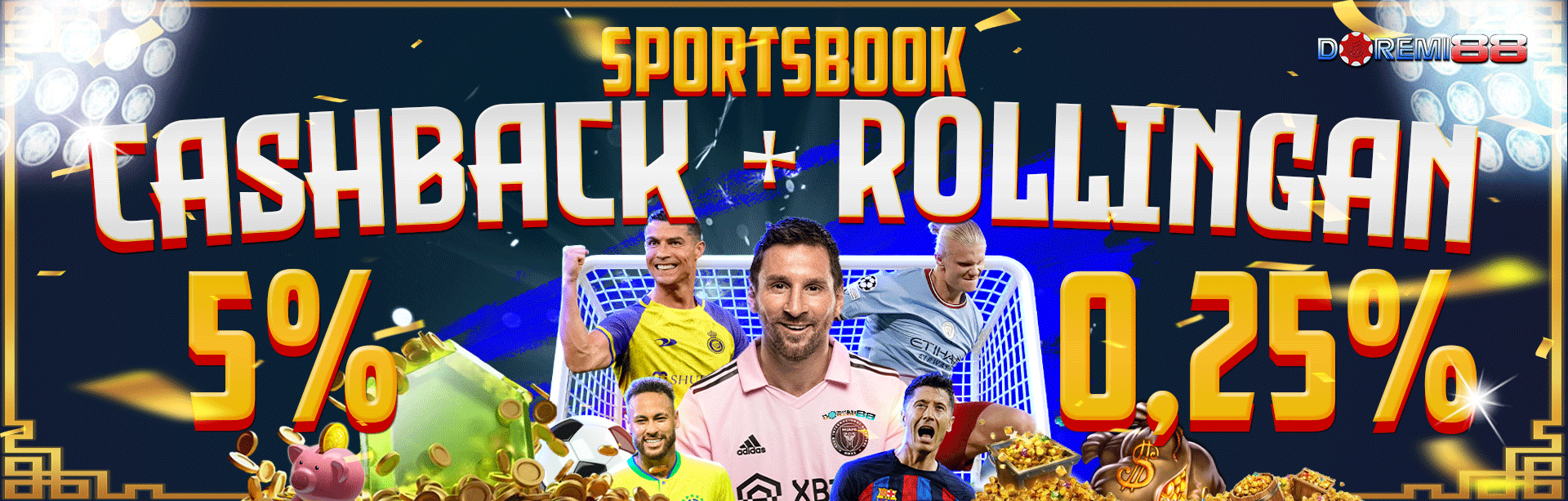 CASHBACK +  ROLLINGAN SPORTSBOOK