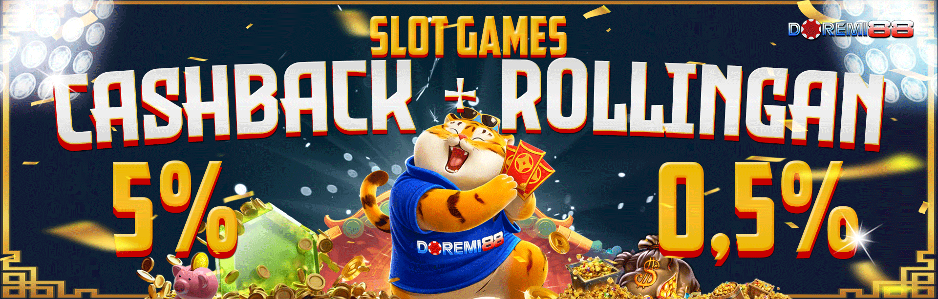 CASHBACK +  ROLLINGAN SLOT GAMES