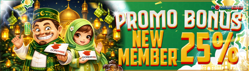 PROMO NEW MEMBER SLOT 25%