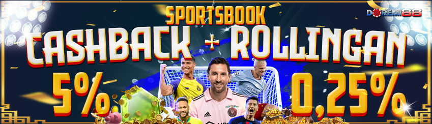 CASHBACK + ROLLINGAN SPORTSBOOK