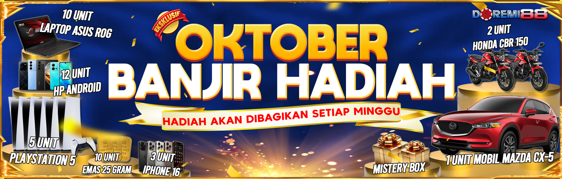 OKTOBER BANJIR HADIAH